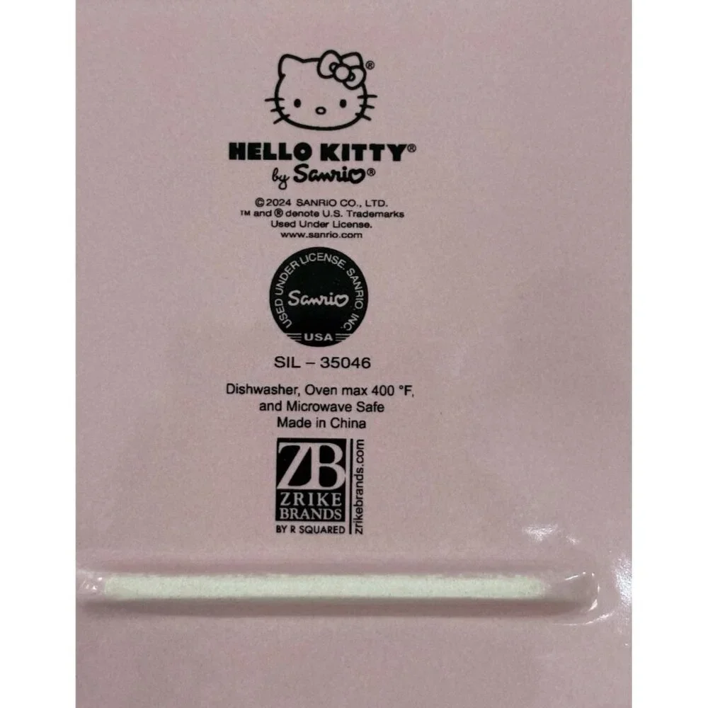 Hello Kitty Christmas Santa Pink/White 13x9 Ceramic Rectangle Baking Dish Sanrio